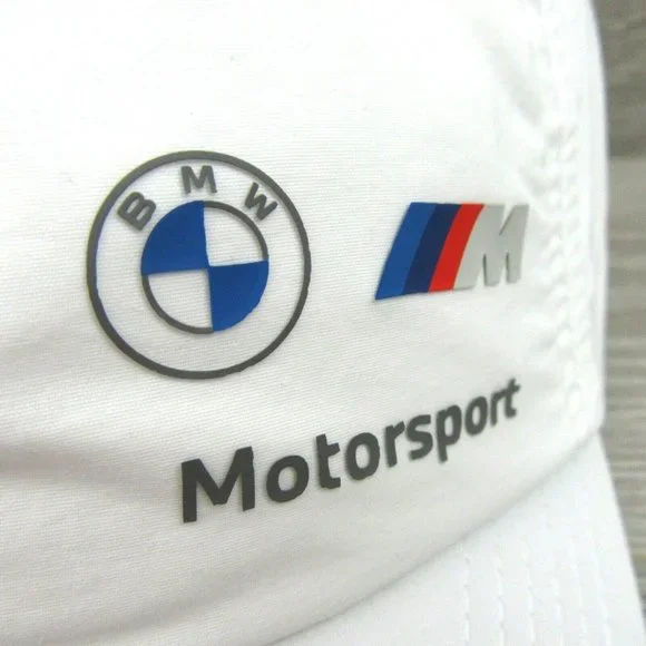 Puma BMW M Motorsport White Baseball Cap Hat Adult One Size Fit NEW - Picture 4 of 14